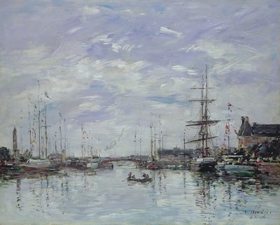 Deauville, le quai, 1892 - Eugene Louis Boudin